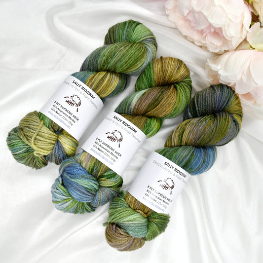 8 Ply Supreme Sock in Thicket| 8 Ply Supreme Sock | Sally Ridgway | Shop Wool, Felt and Fibre Online
