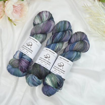 4 Ply Pure Australian Merino Wool Yarn Blue Mountain| 4 Ply Pure Merino Yarn | Sally Ridgway | Shop Wool, Felt and Fibre Online