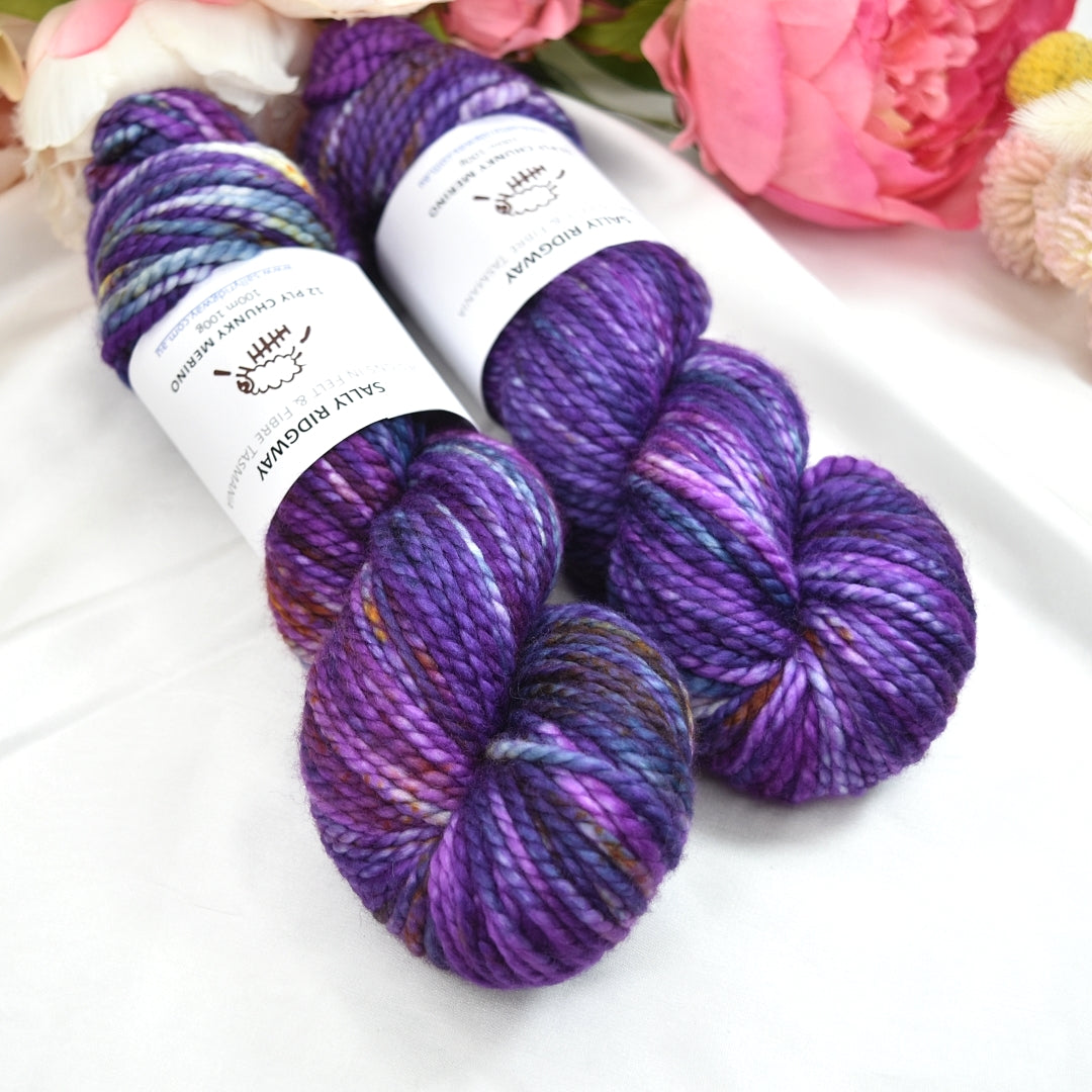 Witchery on 12 ply Chunky Merino| Chunky Yarn | Sally Ridgway | Shop Wool, Felt and Fibre Online