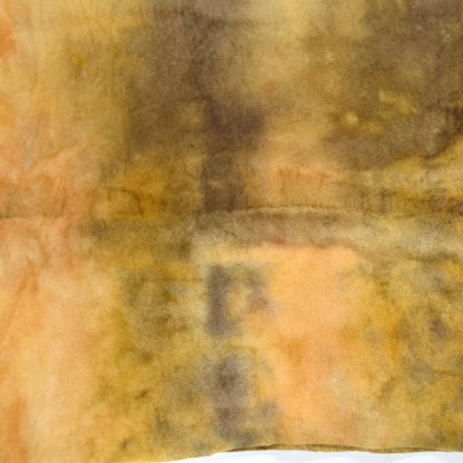 Hand Dyed Merino Wool Prefelt Burnt Caramel