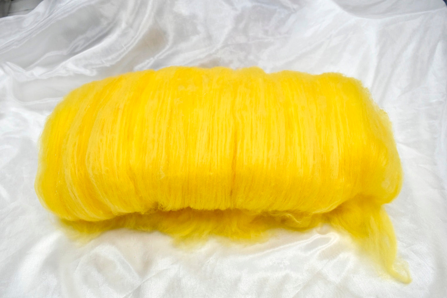 Tasmanian Merino Wool Carded Batts Hello Yellow| Merino Wool Batts | Sally Ridgway | Shop Wool, Felt and Fibre Online