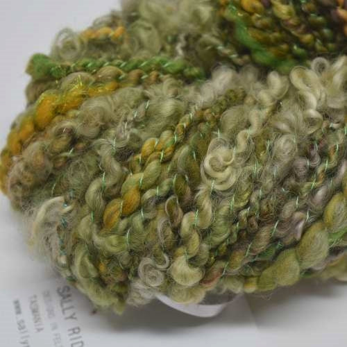 Hand Spun Australian Merino Wool Chunky Art Yarn in Forest Green 12726-Hand Spun Yarn-3-Sally Ridgway Designs in Felt &amp; Fibre