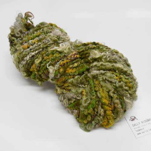 Hand Spun Australian Merino Wool Chunky Art Yarn in Forest Green 12726-Hand Spun Yarn-2-Sally Ridgway Designs in Felt &amp; Fibre