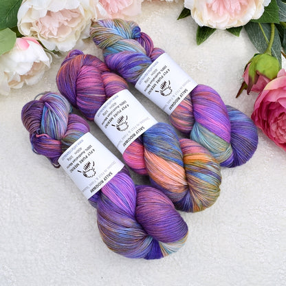4 Ply Pure Australian Merino Wool Yarn Hand Dyed Butterfly| 4 Ply Pure Merino Yarn | Sally Ridgway | Shop Wool, Felt and Fibre Online