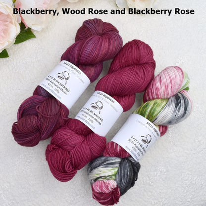 4 Ply Pure Australian Merino Wool Yarn Hand Dyed Wood Rose| 4 Ply Pure Merino Yarn | Sally Ridgway | Shop Wool, Felt and Fibre Online