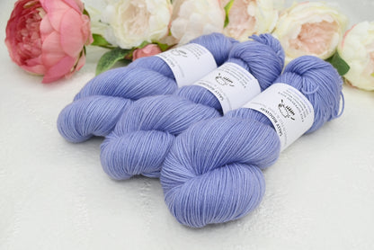 4 ply Supreme Sock Yarn Hand Dyed Blue Glaze| Sock Yarn | Sally Ridgway | Shop Wool, Felt and Fibre Online