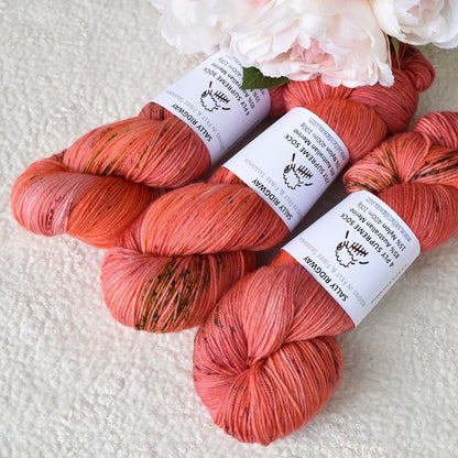 4 ply Supreme Sock Yarn Hand Dyed Coraline 13373-Sock Yarn-1-Sally Ridgway Designs in Felt &amp; Fibre