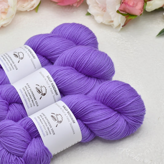 4 ply Supreme Sock Yarn Hand Dyed Impulsive| Sock Yarn | Sally Ridgway | Shop Wool, Felt and Fibre Online