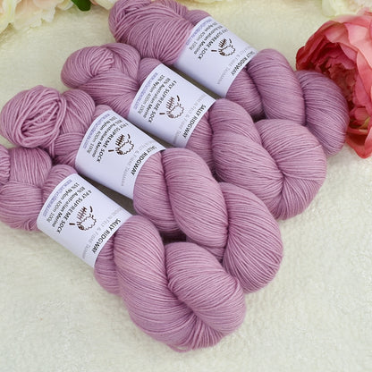 4 ply Supreme Sock Yarn Hand Dyed Lilac Pearl 13403| Sock Yarn | Sally Ridgway | Shop Wool, Felt and Fibre Online