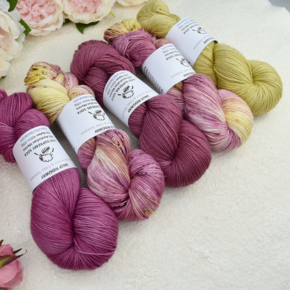 4 ply Supreme Sock Yarn Hand Dyed Stardust| Sock Yarn | Sally Ridgway | Shop Wool, Felt and Fibre Online