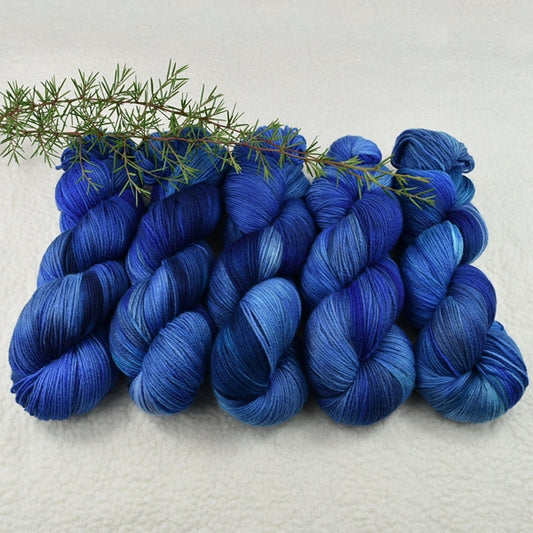 4 Ply Pure Merino Wool Yarn Hand Dyed Royal Blues 13199| 4 Ply Pure Merino Yarn | Sally Ridgway | Shop Wool, Felt and Fibre Online