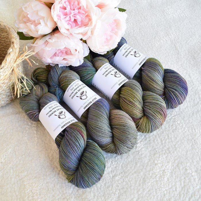 8 Ply DK Pure Merino Wool Yarn in Sea Monster| 8 ply Pure Merino Yarn | Sally Ridgway | Shop Wool, Felt and Fibre Online