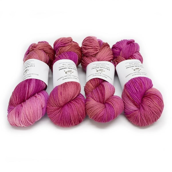 8 Ply DK Pure Merino Wool Yarn - French Rose 12851| 8 ply Pure Merino Yarn | Sally Ridgway | Shop Wool, Felt and Fibre Online