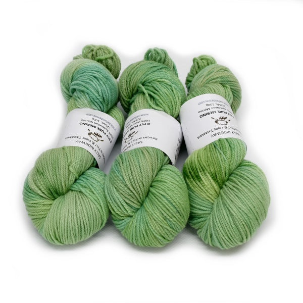 8 Ply DK Pure Merino Wool Yarn - Spring Green 12853| 8 ply Pure Merino Yarn | Sally Ridgway | Shop Wool, Felt and Fibre Online