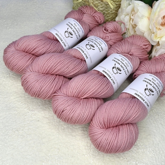 8 Ply Pure Merino Wool Knitting Yarn in Wild Blossom| 8 ply Pure Merino Yarn | Sally Ridgway | Shop Wool, Felt and Fibre Online