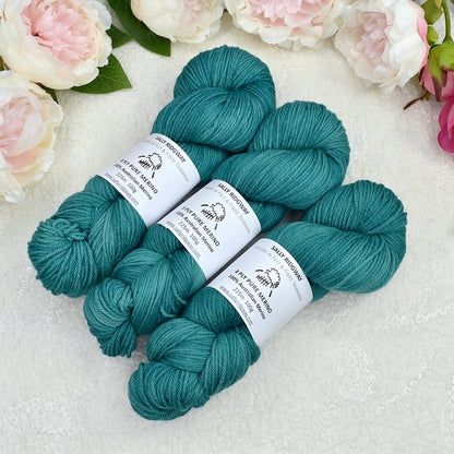 8 Ply Pure Merino Wool Yarn Hand Dyed in Sage| 8 ply Pure Merino Yarn | Sally Ridgway | Shop Wool, Felt and Fibre Online