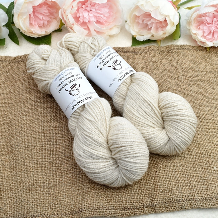 8 Ply Pure Merino Wool Yarn in Milk Maids| 8 ply Pure Merino Yarn | Sally Ridgway | Shop Wool, Felt and Fibre Online