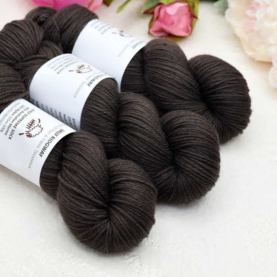 8 ply Supreme Sock in Slate| 8 Ply Supreme Sock | Sally Ridgway | Shop Wool, Felt and Fibre Online