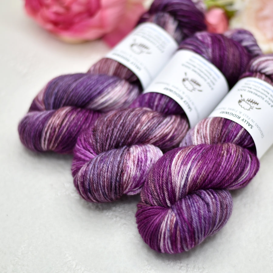 8 ply Supreme Sock in Spiced Plum| 8 Ply Supreme Sock | Sally Ridgway | Shop Wool, Felt and Fibre Online