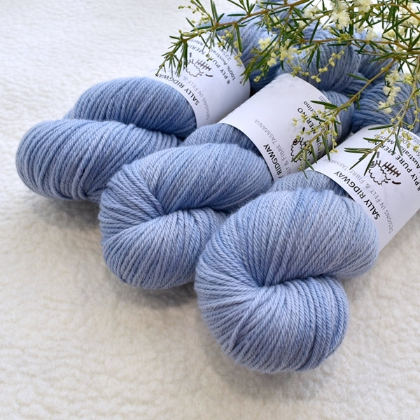 8 Ply Pure Merino Wool Yarn in Pincushion| 8 ply Pure Merino Yarn | Sally Ridgway | Shop Wool, Felt and Fibre Online