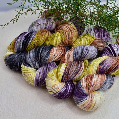 8 Ply DK Pure Merino Wool Yarn in Spiced Lilac 13354| 8 ply Pure Merino Yarn | Sally Ridgway | Shop Wool, Felt and Fibre Online