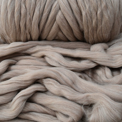 Smokey Brown Merino and Corriedale Blend Combed Wool Top| Mill Blend | Sally Ridgway | Shop Wool, Felt and Fibre Online