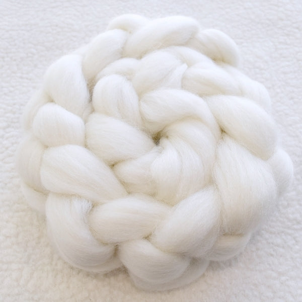 Australian Corriedale Combed Wool Top 100 grams| Undyed Wool Roving Top | Sally Ridgway | Shop Wool, Felt and Fibre Online