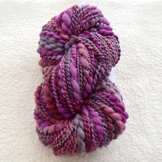 Handspun Chunky Tasmanian Merino Yarn in Barossa Pink 13277| Hand Spun Yarn | Sally Ridgway | Shop Wool, Felt and Fibre Online