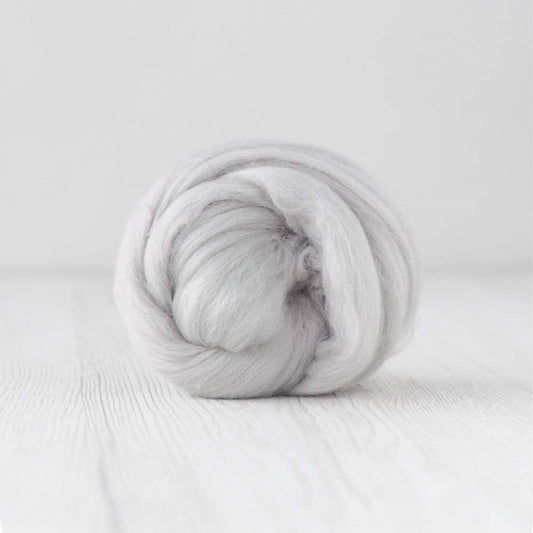 DHG Merino Wool Top - Roving - Cloud Grey| DHG Wool Tops | Sally Ridgway | Shop Wool, Felt and Fibre Online