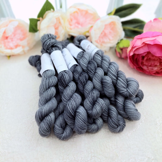 Mini Skeins 4 Ply Supreme Sock Yarn Coal Mine| Mini Skeins | Sally Ridgway | Shop Wool, Felt and Fibre Online