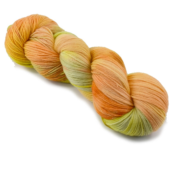 4 Ply Pure Australian Merino Wool Yarn Hand Dyed Cantaloupe 12932| 4 Ply Pure Merino Yarn | Sally Ridgway | Shop Wool, Felt and Fibre Online