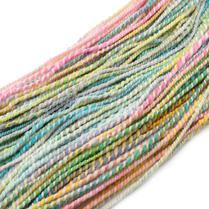 Hand Spun Superwash Merino Wool Chunky Yarn in Soft Rainbow 13209| Hand Spun Yarn | Sally Ridgway | Shop Wool, Felt and Fibre Online