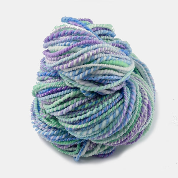Hand Spun Superwash Merino Wool Yarn in Sherbet Fizz 12995| Hand Spun Yarn | Sally Ridgway | Shop Wool, Felt and Fibre Online