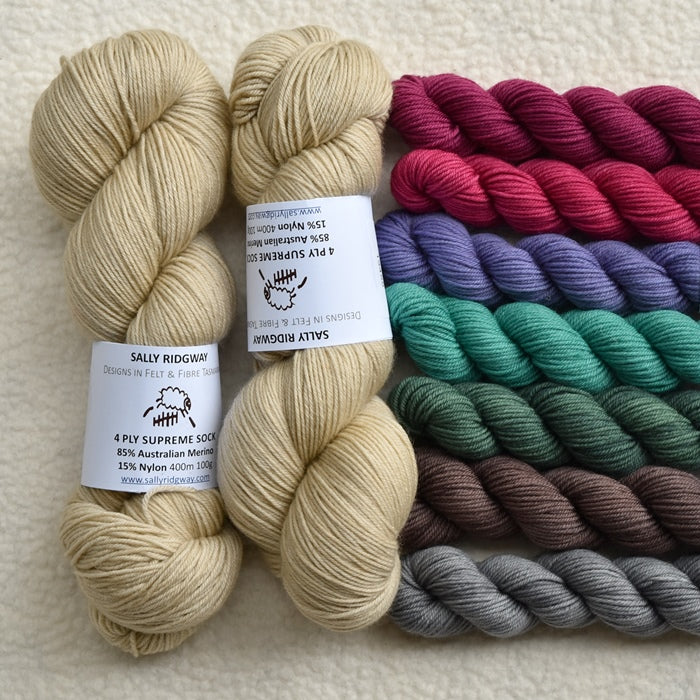 Just Beachy MKAL Yarn Kit - PRE ORDER| Knitting Pattern | Sally Ridgway | Shop Wool, Felt and Fibre Online
