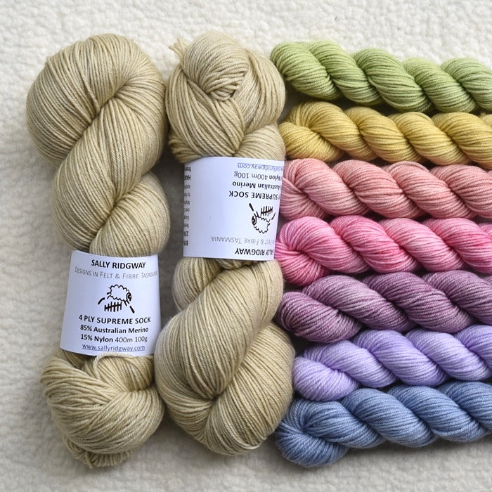 Just Beachy MKAL Yarn Kit - PRE ORDER| Knitting Pattern | Sally Ridgway | Shop Wool, Felt and Fibre Online