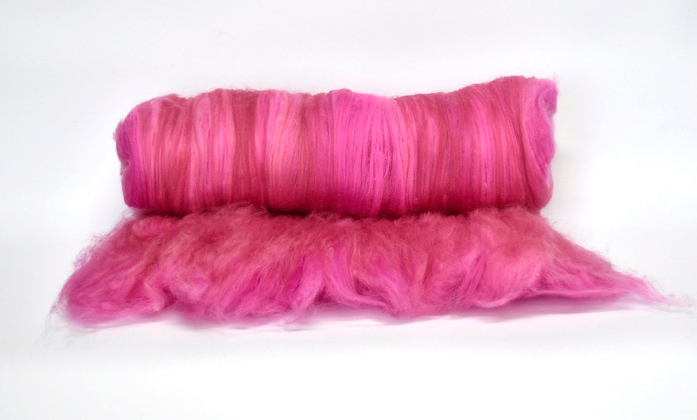 Tasmanian Merino Wool Carded Batts Hand Dyed Nerine 13154| Merino Wool Batts | Sally Ridgway | Shop Wool, Felt and Fibre Online