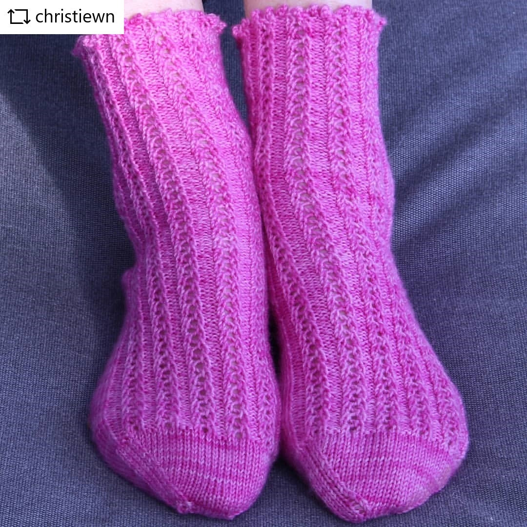 Ripple Rib Ripple Rib Sock Pattern by Christie Wareham-Norfolk – Sally Ridgway ...