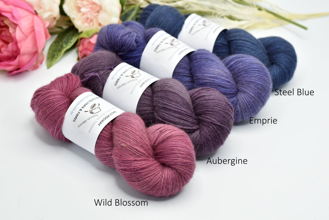 Merino Possum Fingering - Wild Blossom| Merino Possum | Sally Ridgway | Shop Wool, Felt and Fibre Online