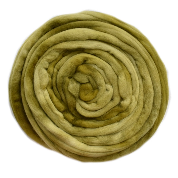Tasmanian Merino Wool Combed Top Spring Moss 13302| Merino Wool Tops | Sally Ridgway | Shop Wool, Felt and Fibre Online