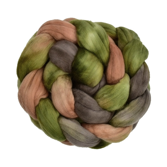 Tasmanian Merino Wool Combed Top (Roving) Autumn Leaves 12658| Merino Wool Tops | Sally Ridgway | Shop Wool, Felt and Fibre Online