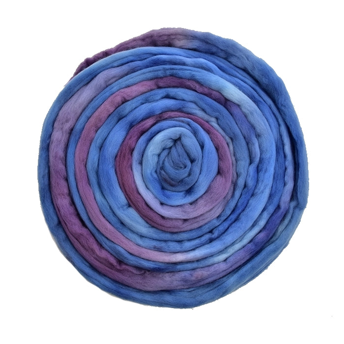 Tasmanian Merino Wool Combed Top (Roving) Empress Blue| Merino wool tops | Sally Ridgway | Shop Wool, Felt and Fibre Online
