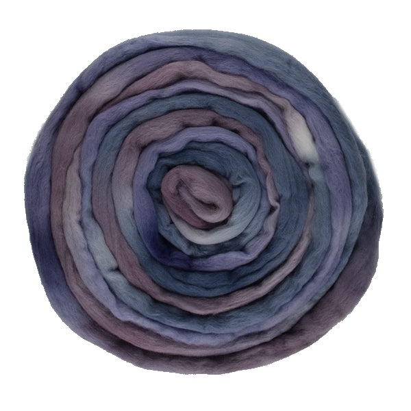 Tasmanian Merino Wool Combed Top (Roving) in Dusty Plum 13087| Merino Wool Tops | Sally Ridgway | Shop Wool, Felt and Fibre Online