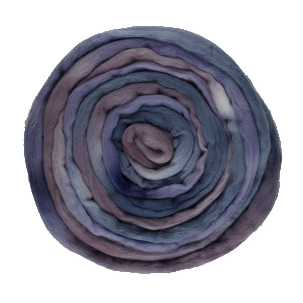 Tasmanian Merino Wool Combed Top (Roving) in Dusty Plum 13087| Merino Wool Tops | Sally Ridgway | Shop Wool, Felt and Fibre Online