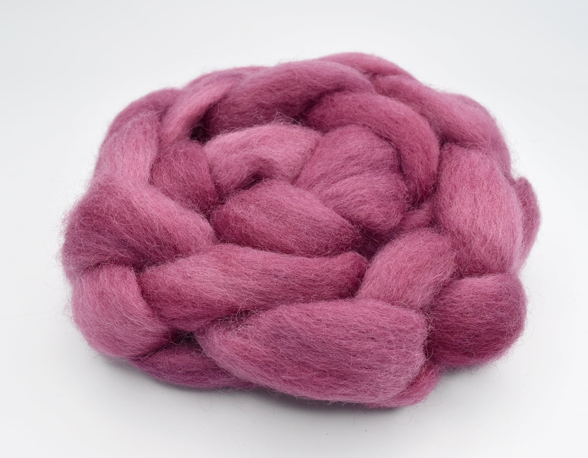 Australian Border Leicester Wool Top Hand Dyed Wild Blossom| Border Leicester | Sally Ridgway | Shop Wool, Felt and Fibre Online
