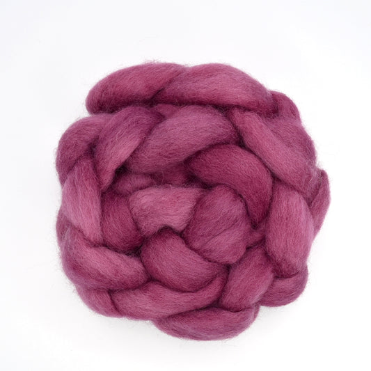 Australian Border Leicester Wool Top Hand Dyed Wild Blossom| Border Leicester | Sally Ridgway | Shop Wool, Felt and Fibre Online