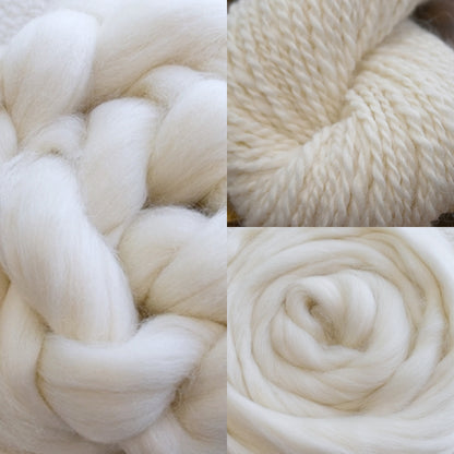 Australian Corriedale and Suri Alpaca Blend Combed Wool Top 100 grams| Undyed Wool Roving Top | Sally Ridgway | Shop Wool, Felt and Fibre Online