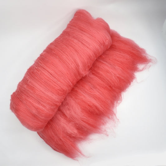 Tasmanian Merino Wool Carded Batts Hand Dyed Pink Red Blend| Merino Wool Batts | Sally Ridgway | Shop Wool, Felt and Fibre Online