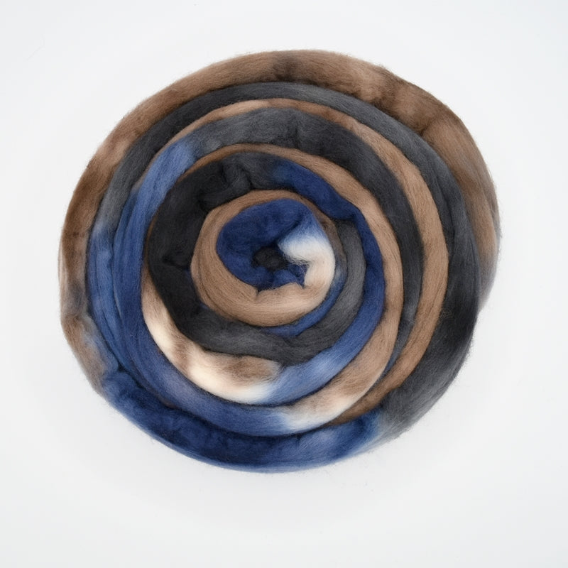 Tasmanian Merino Wool Combed Top (Roving) Storm Chaser| Merino Wool Tops | Sally Ridgway | Shop Wool, Felt and Fibre Online