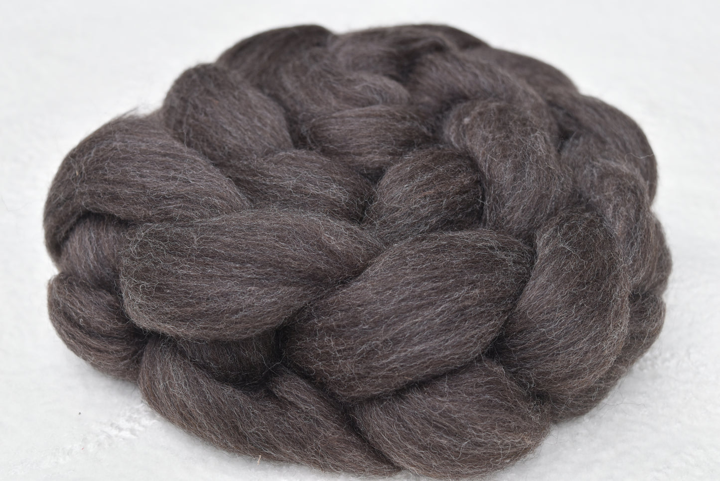 Chocolate Merino Corriedale and Black Alpaca Wool Top| Undyed Wool Roving Top | Sally Ridgway | Shop Wool, Felt and Fibre Online