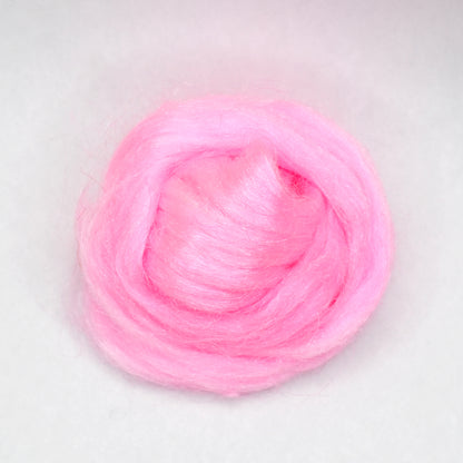 Firestar Fibre Hand Dyed Trilobal Nylon Light Pink| Firestar Fibre | Sally Ridgway | Shop Wool, Felt and Fibre Online